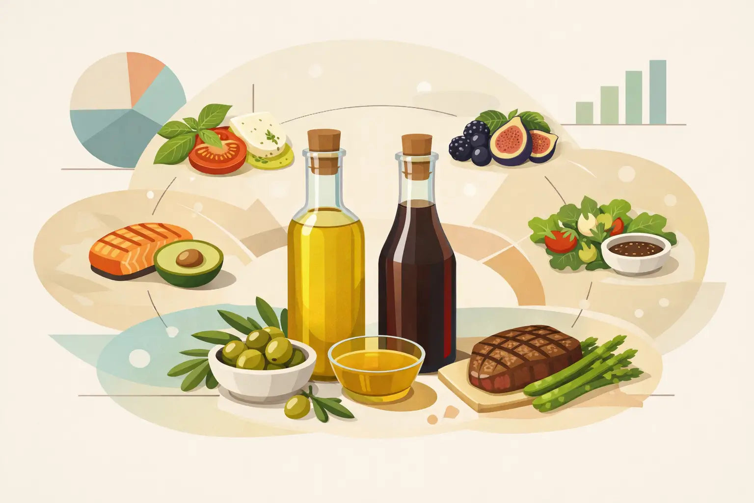 Olive Oil Vinegar Pairing Chart for Better Meals