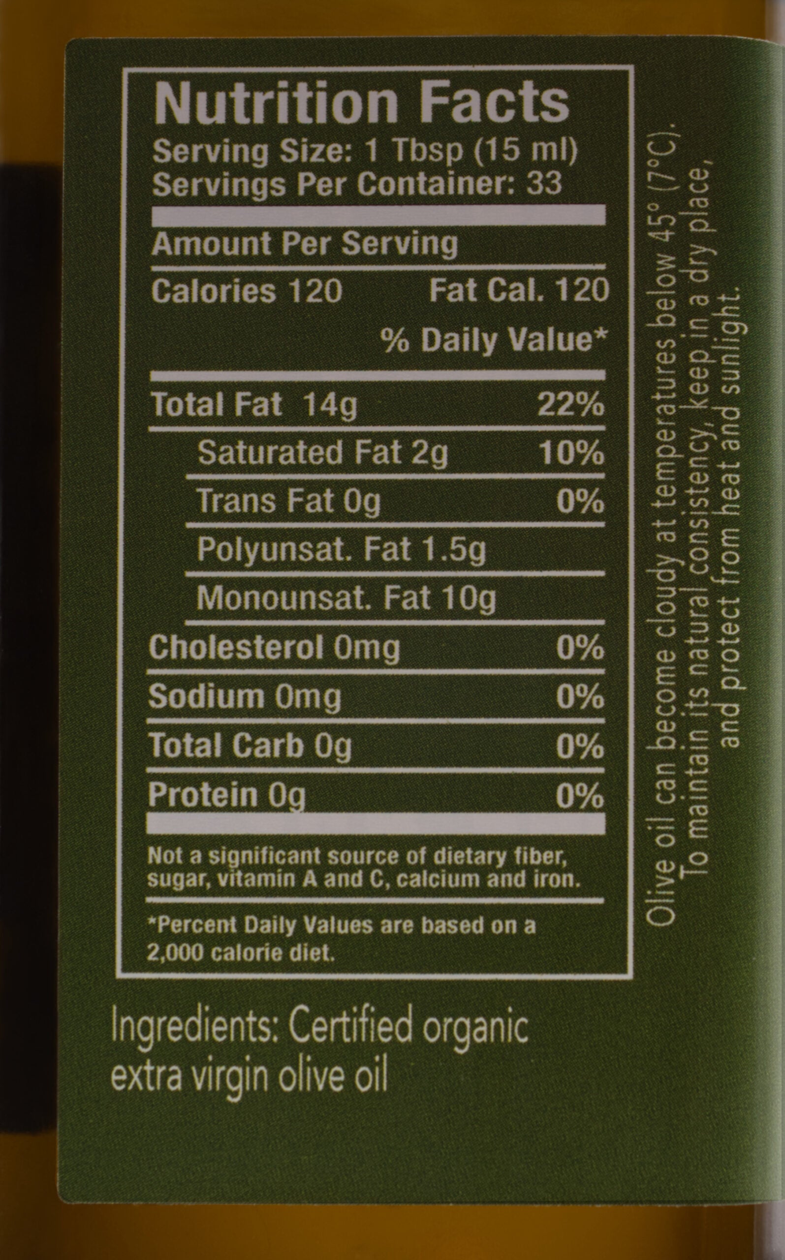 Certified Organic EVOO