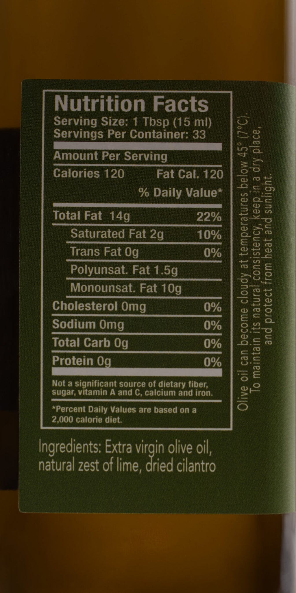 Lime Cilantro Infused