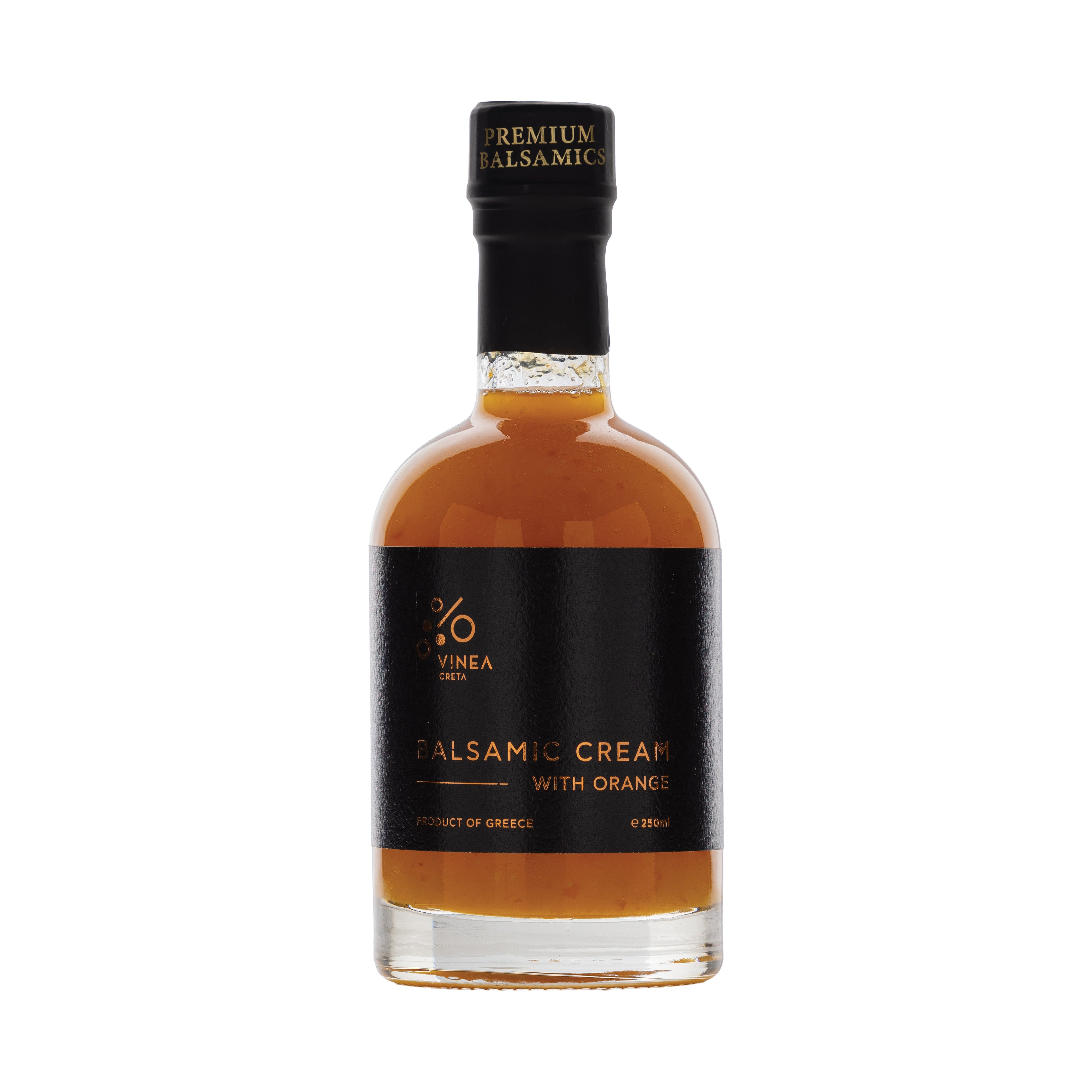 Vinea Creta Thick Sweet Cretan Balsamic Vinegar — Aged, Orange-Infused