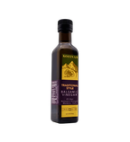 Kofinas dark balsamic vinegar in a bottle with a gold and purple label