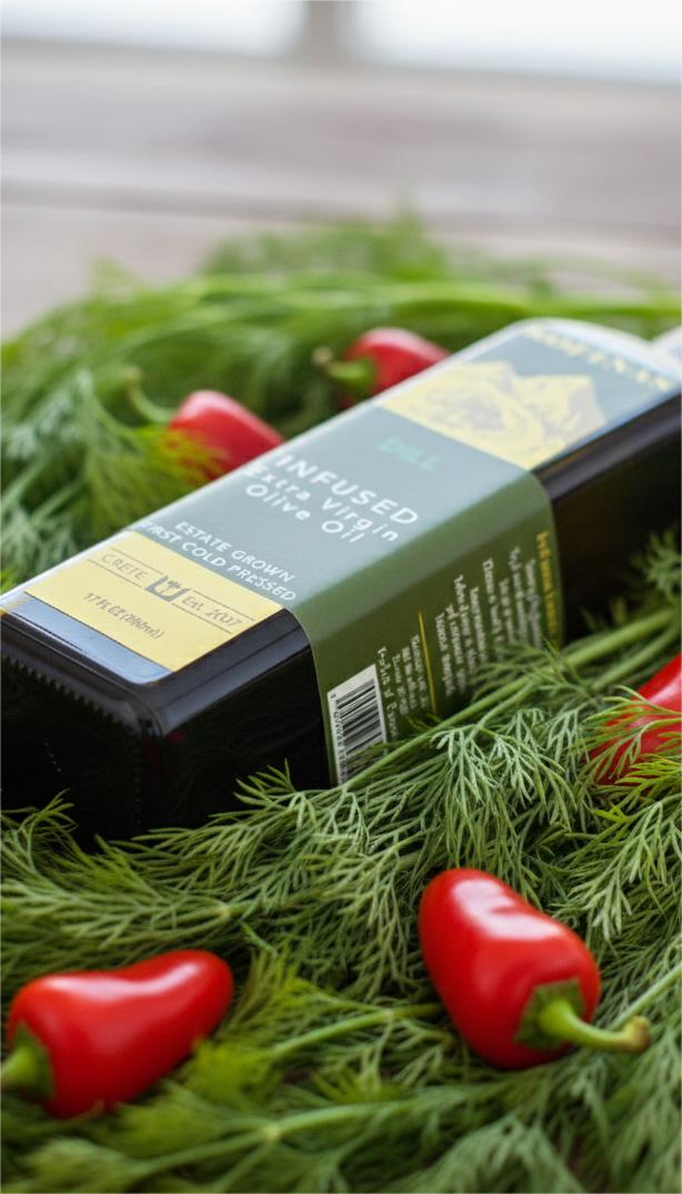 Dill Infused Extra Virgin Olive Oil
