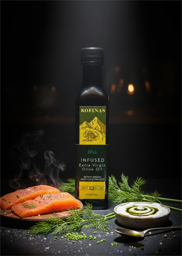 Dill Infused Extra Virgin Olive Oil