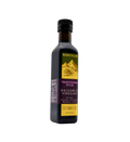 Kofinas Traditional Style aged dark balsamic vinegar in a bottle with a gold and purple label