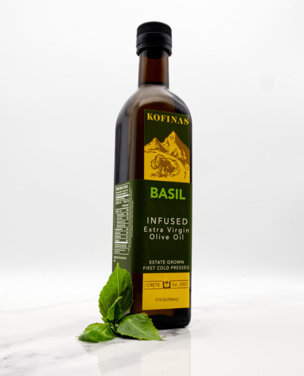 Basil Infused Olive Oil 500ml(16.9oz)