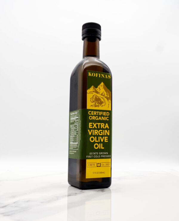 Certified Organic Extra Virgin Olive Oil 500ml(16.9oz) (GR-BIO-06)