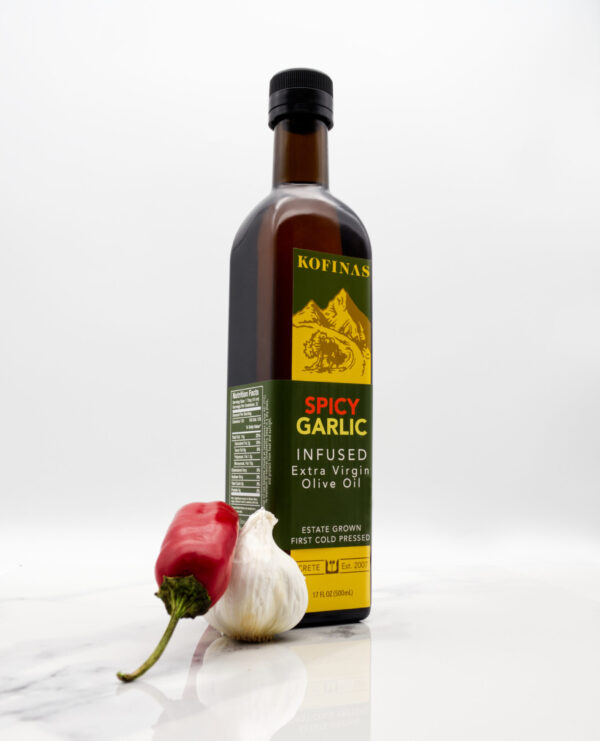 Spicy Garlic Infused Olive Oil 500ml(16.9oz)