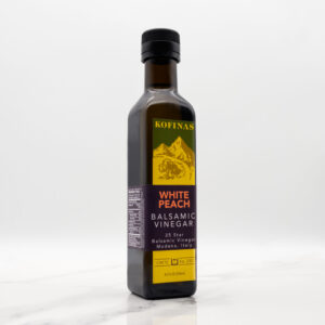 White Peach Infused Aged White Balsamic Vinegar 250ml(8.5oz)