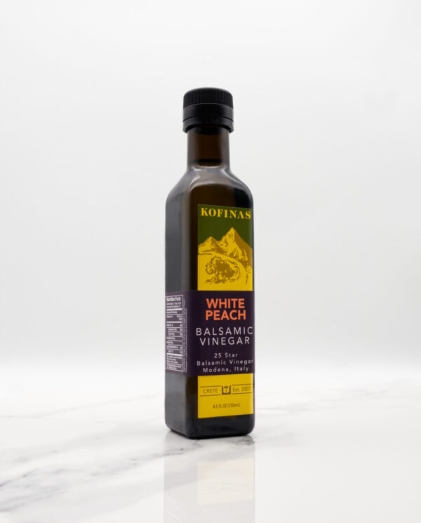 White Peach Aged White Balsamic Vinegar 250ml(8.5oz)
