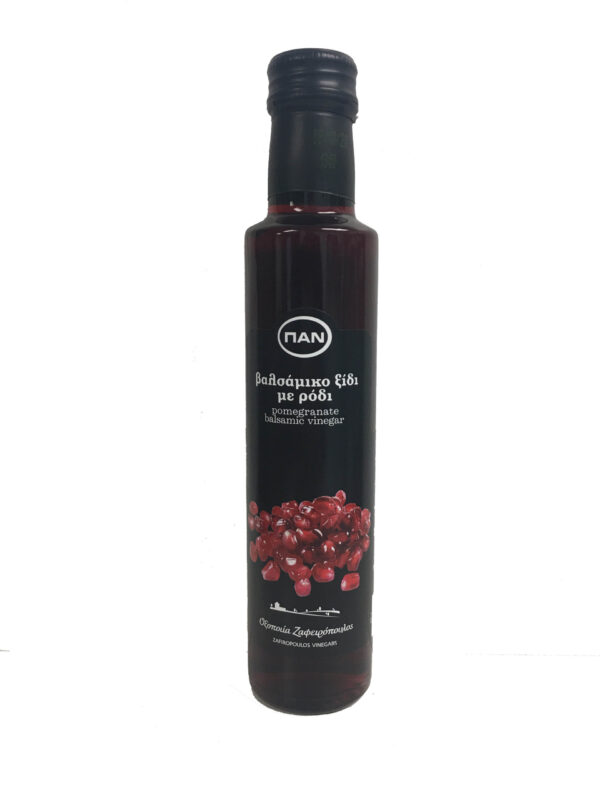 Greek Balsamic Vinegar, Pomegranite Infused 250ml(8.5oz)